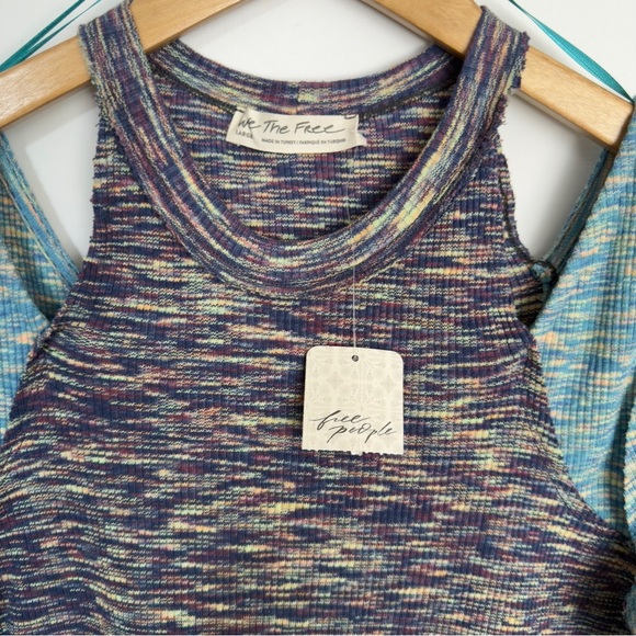NWT Free People | Cold Shoulder Knit Top – Size Large – We The Free - Picture 3 of 6